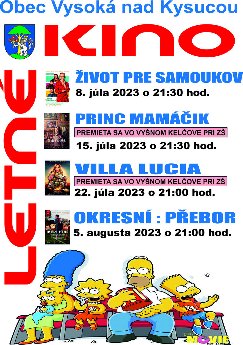 Plagát Letné kino 2023