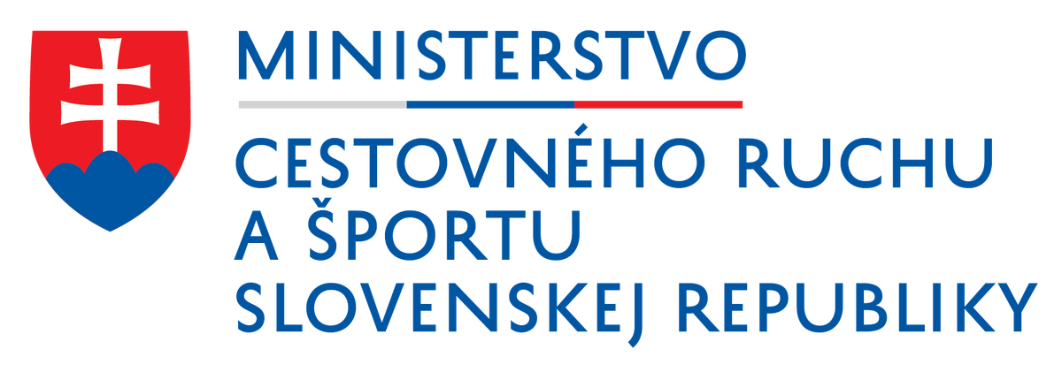 logo Ministerstvo cestovneho ruchu a sportu SR SK farebne