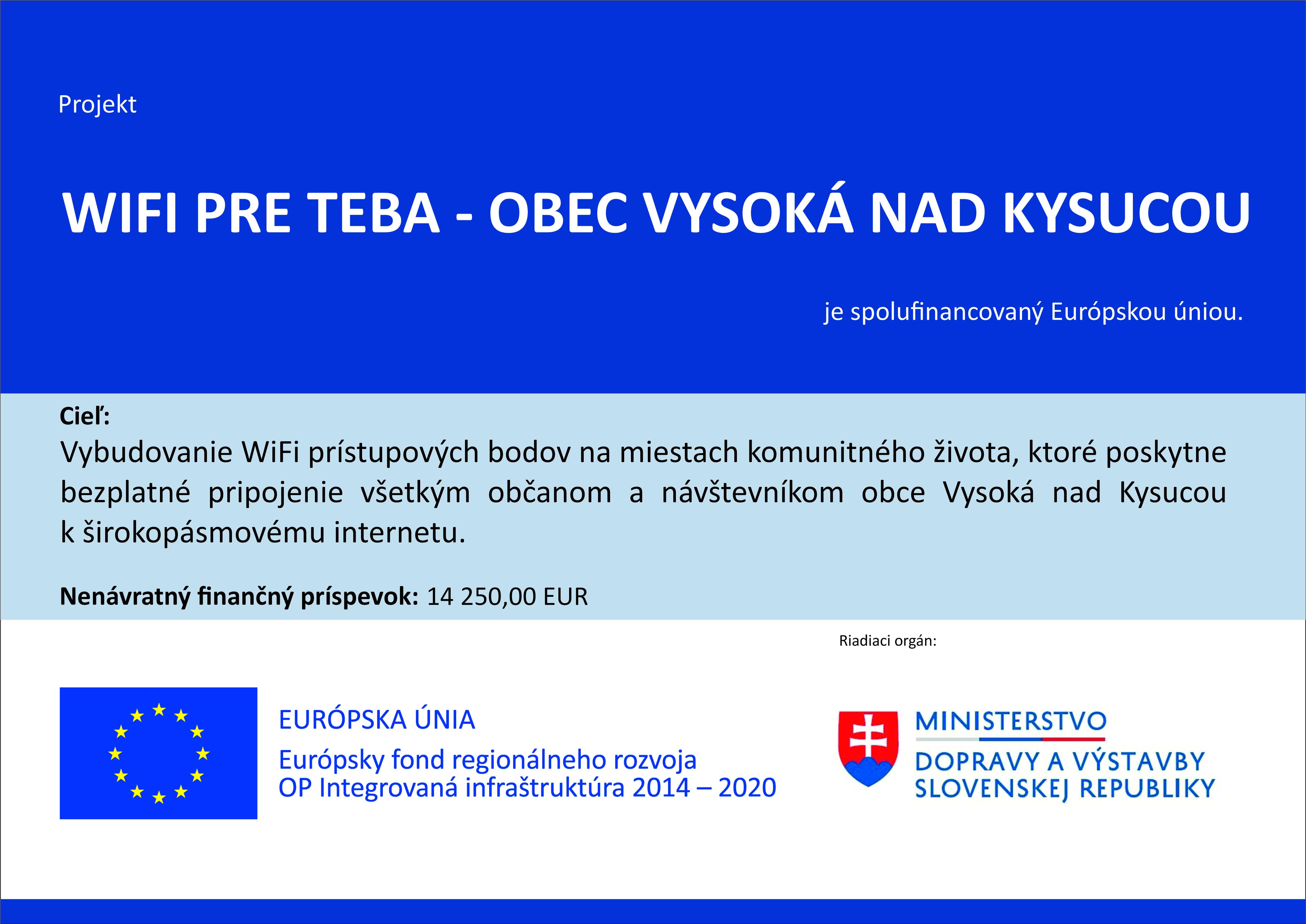 Plagát WiFi pre teba