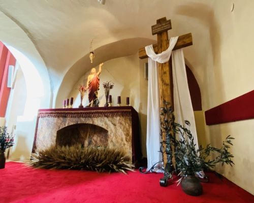 Boží hrob po zmŕtvych vstaní Ježiša Krista vo farskom chráme sv. Matúša vo Vysokej nad Kysucou