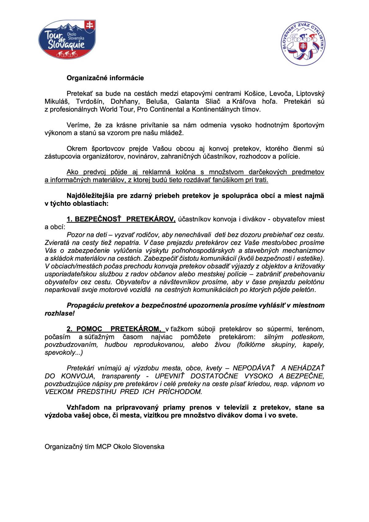 okolo slovenska organizacne pokyny original